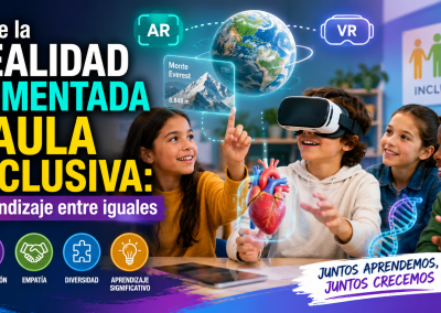 De la realidad aumentada al aula inclusiva: aprendizaje entre iguales