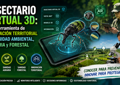 Insectario Virtual 3D: una herramienta de innovación territorial en sanidad ambiental, agraria y forestal