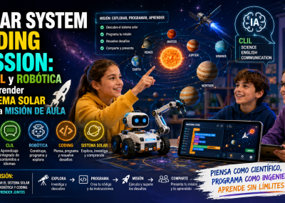 Solar System Coding Mission: IA, CLIL y robótica para aprender el sistema solar como una misión de aula