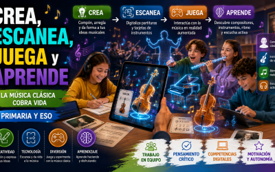 Crea, Escanea, Juega y Aprende.